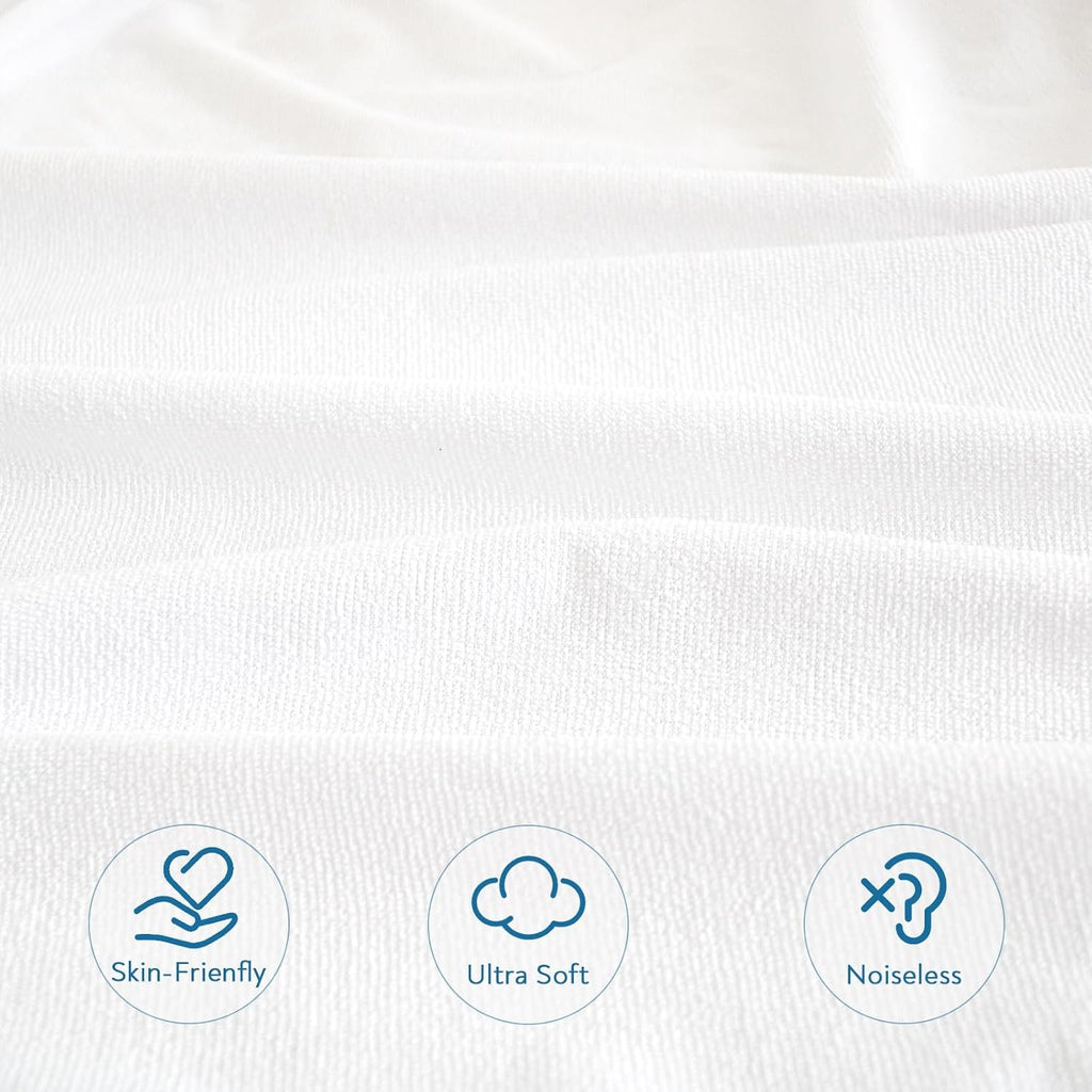 Queen Size Mattress Protector Waterproof,Absorbent Fitted Sheet