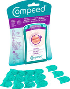 Compeed - Fever Herpes Patch, Discreet for Fast Treatment, Day and Night Care that Accelerate Healing - 15 Cold Sore Patches - Format (1.5 x 1.5 cm)