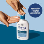 Sarna Calm and Cool Anti-Itch Lotion, Soothe and Relieve Pain and Itch from Insect Bites, Sunburn, Poison Ivy, Contains 1% Pramoxine Hydrochloride, 0.5% Menthol, Vegan, Steroid-Free, 7.5oz