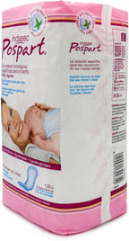 Indasec 100% Cotton Tocological Postpartum Pads - 12 Sanitary Towels - Hypoallergenic