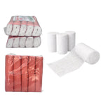 Gauze Roll Bandage 10 cm x 3 Meter Pack of 10 | Non-Sterile Cotton Roller Bandage for Wound Dressing, First Aid, Medical & Surgical Use | Soft, Breathable & Absorbent (10)