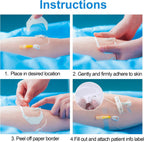 LotFancy Transparent Film Dressing, 2.37"x2.75", Clear Waterproof Bandages