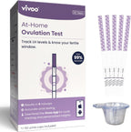Ovulation Test Kit with App Support – 50 LH Strips, Track & Predict Ovulation, 5-Min Results, Accurate Fertility Tracker for Women