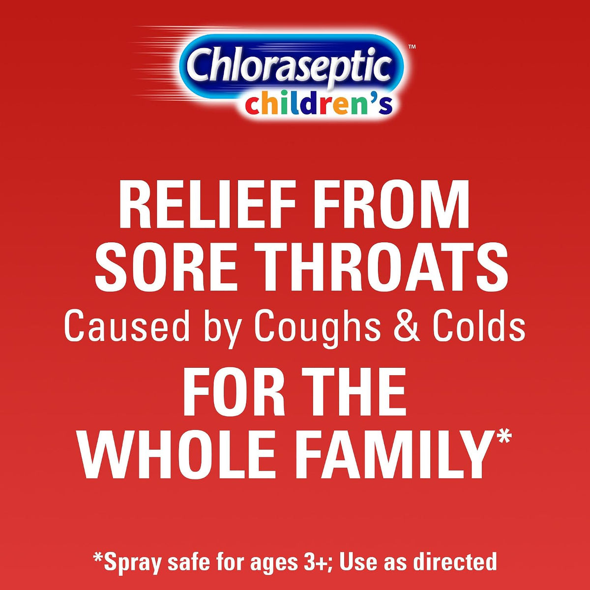 Chloraseptic Children's Sugar-Free Sore Throat Spray, Cherry-Licious, 6 Oz
