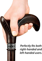 Asterom Handcrafted Walking Cane, Stylish Wooden Canes for Men, Oak Wood