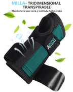 ABYON Wrist Splint with Dual Support, Carpal Tunnel Pain Relief, Tendonitis, Sprains and Arthritis.Lightweight and Adjustable, Suitable for Sleeping or Working, Left or Right Hand