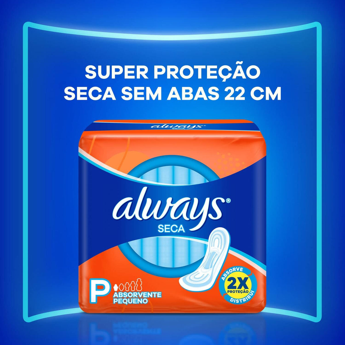 Always Sanitary Pads Without Wings 8 pieces