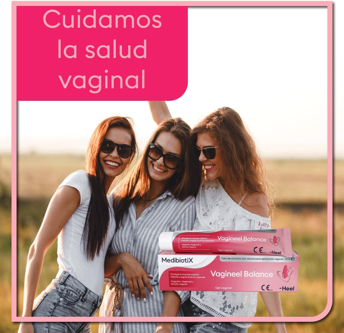 MedibiotiX – Vagineel Balance, with hyaluronic acid, glycogen and lactic acid - Protects, moisturizes and regulates vaginal pH – Vaginal Microbiota Balance and Daily Comfort – Gel with cannula