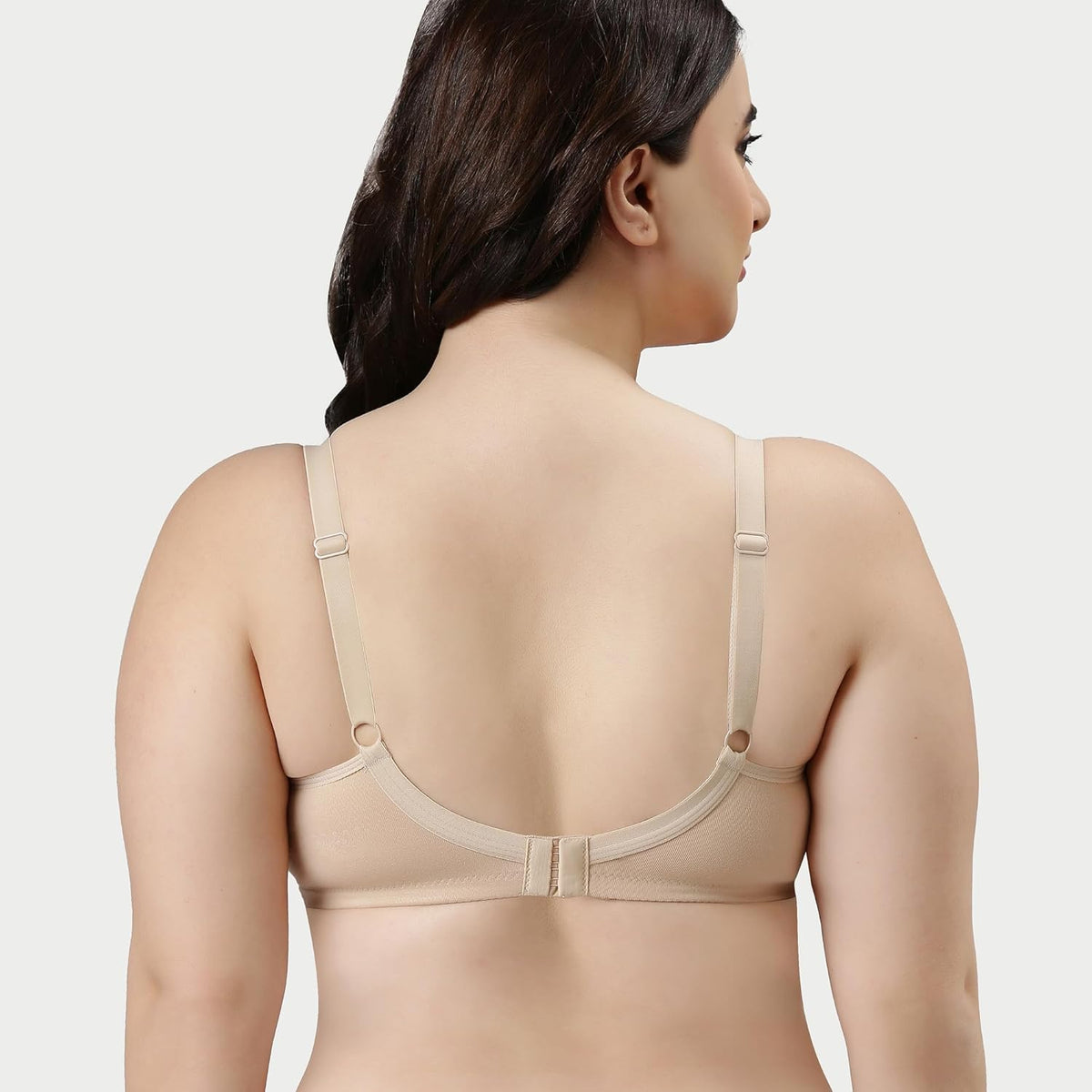 Enamor AB75 M Frame No Bounce Full Support Cotton Bra for Women - Non-Padded Non-Wired & Full Coverage with Cooling Technology | Available in Solid Colours