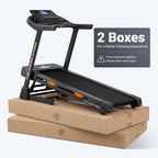 THERUN 20% Auto Incline Treadmill 12MPH with APP 3.5HP Foldable