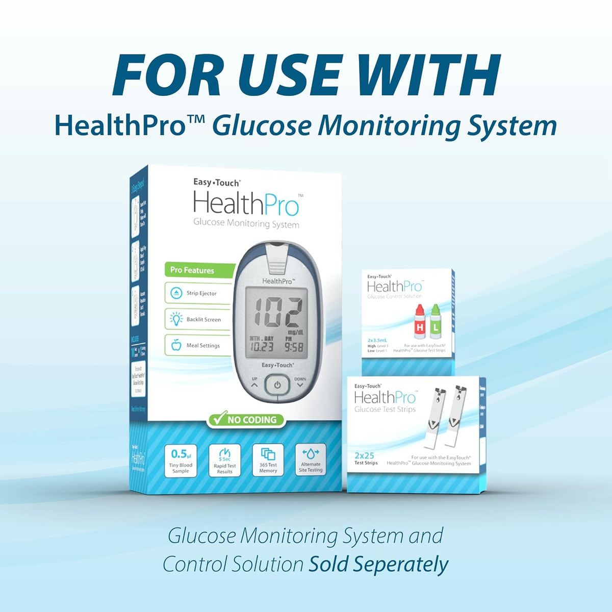 HealthPro Diabetic Test Strips (50 Count)