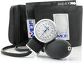 MDF Instruments, Calibra Aneroid Premium Professional Sphygmomanometer, Blood Pressure Monitor with Adult Cuff & Carrying Case, Lifetime Calibration, White Dial, Black Cuff, MDF808M11