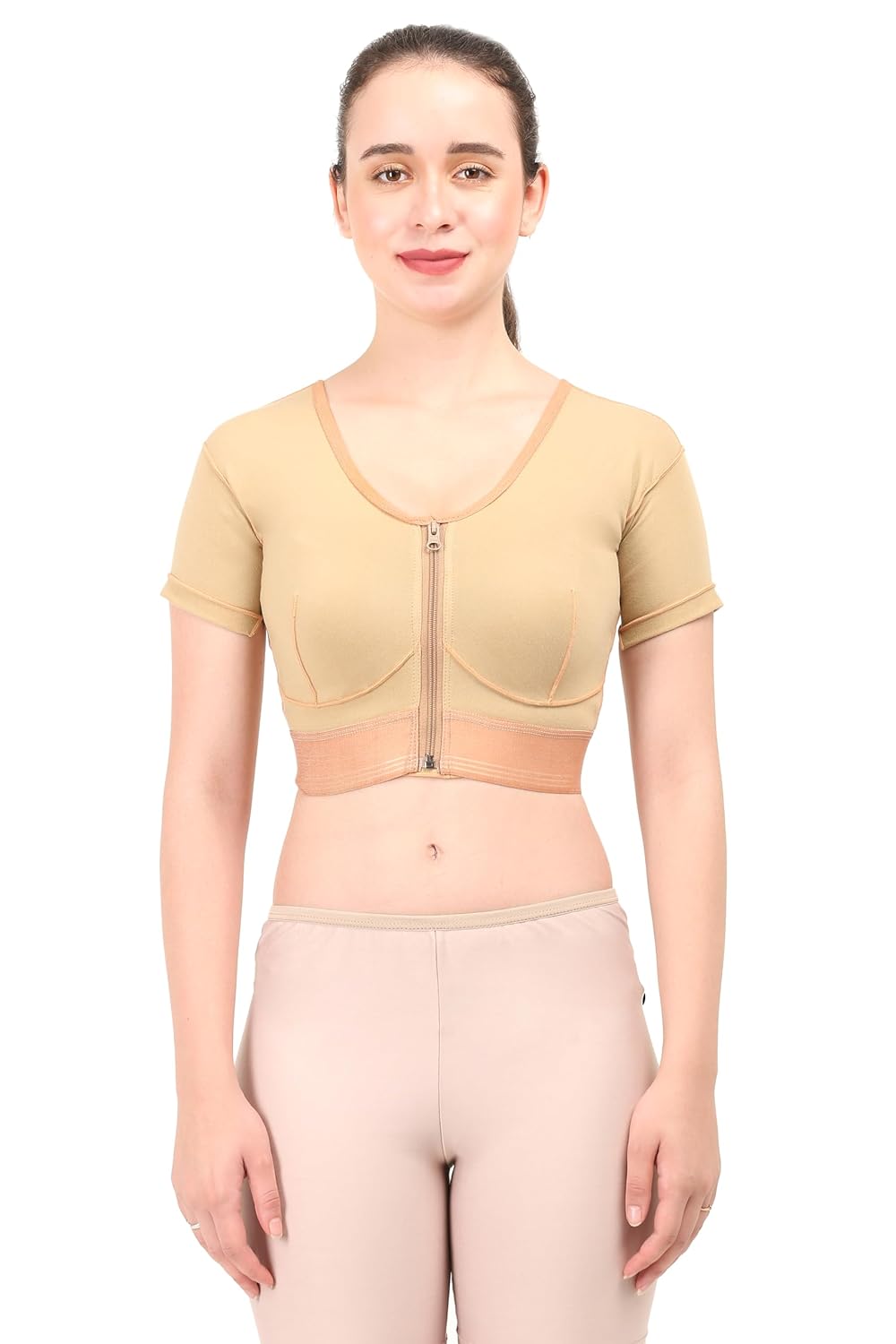 Post Surgical Medical Compression Bra || Moderate Compression || Cotton Fabric || Sports Bra || Breast Augmentation Bra || Surgical Recovery Supporter || Axillary Support