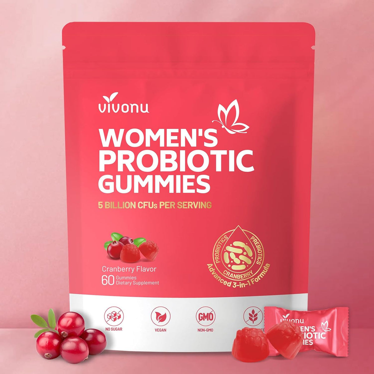 VivoNu Probiotic Supplements 60 G