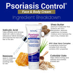 TriDerma Psoriasis Control Face and Body Cream, 4.2 Ounces