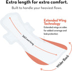 XXL + 2 Sanitary Pads Disposable High Absorbency 10 pads