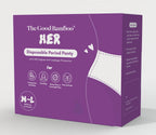 Disposable Period Panties - Medium-Large (Pack of 8) | Period Underwear Pads | Overnight| Postpartum| First Periods| Heavy Flow - Size M-L
