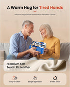 BOB AND BRAD Hand Massager with Heat and Compression, Individual Fingers