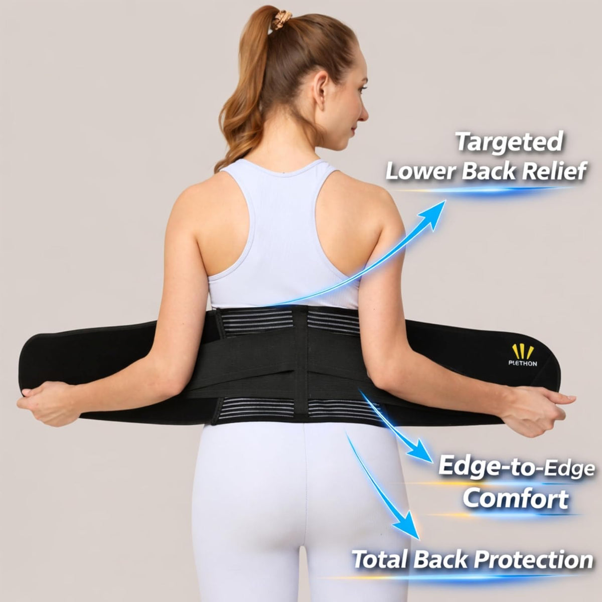 PLETHEON Post Pregnancy Waist Clincher | 3 in 1 Postpartum Belt for Women | Tummy Control Abdominal Binder | Back Support, Belly Compression | Slimming Shapewear Corset for Recovery