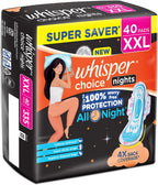 Sanitary Pads With Wings Overnight 40 pads