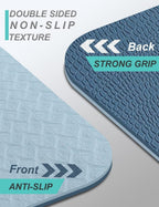 Yoga Mat Double-Sided Non Slip, 72'' x 32'' x 7mm - Extra Wide & Thick Yoga Mat for Women Men Kids, Professional TPE Yoga Mats for Home Workout, Yoga, Pilates and Floor Exercise, with Carrier Strap