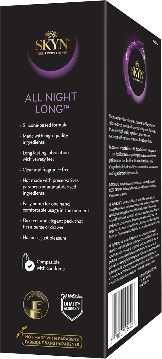 SKYN All Night Premium Personal Lubricants Silicone