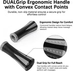 Muscle Roller Massage Roller Stick- Deep Tissue Fascia Blaster for Myofascial Pain Relief, Lymphatic Drainage & Body Sculpting, Handheld Physical Therapy & Recovery Tool (Gray Black-)