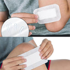 30 PCS Adhesive Wound Dressing, Non-Woven Sterile Pads with Waterproof Protection for Showers and Daily Activities, 10cm x 10cm Size for Cuts, Burns and Post-Surgical Care