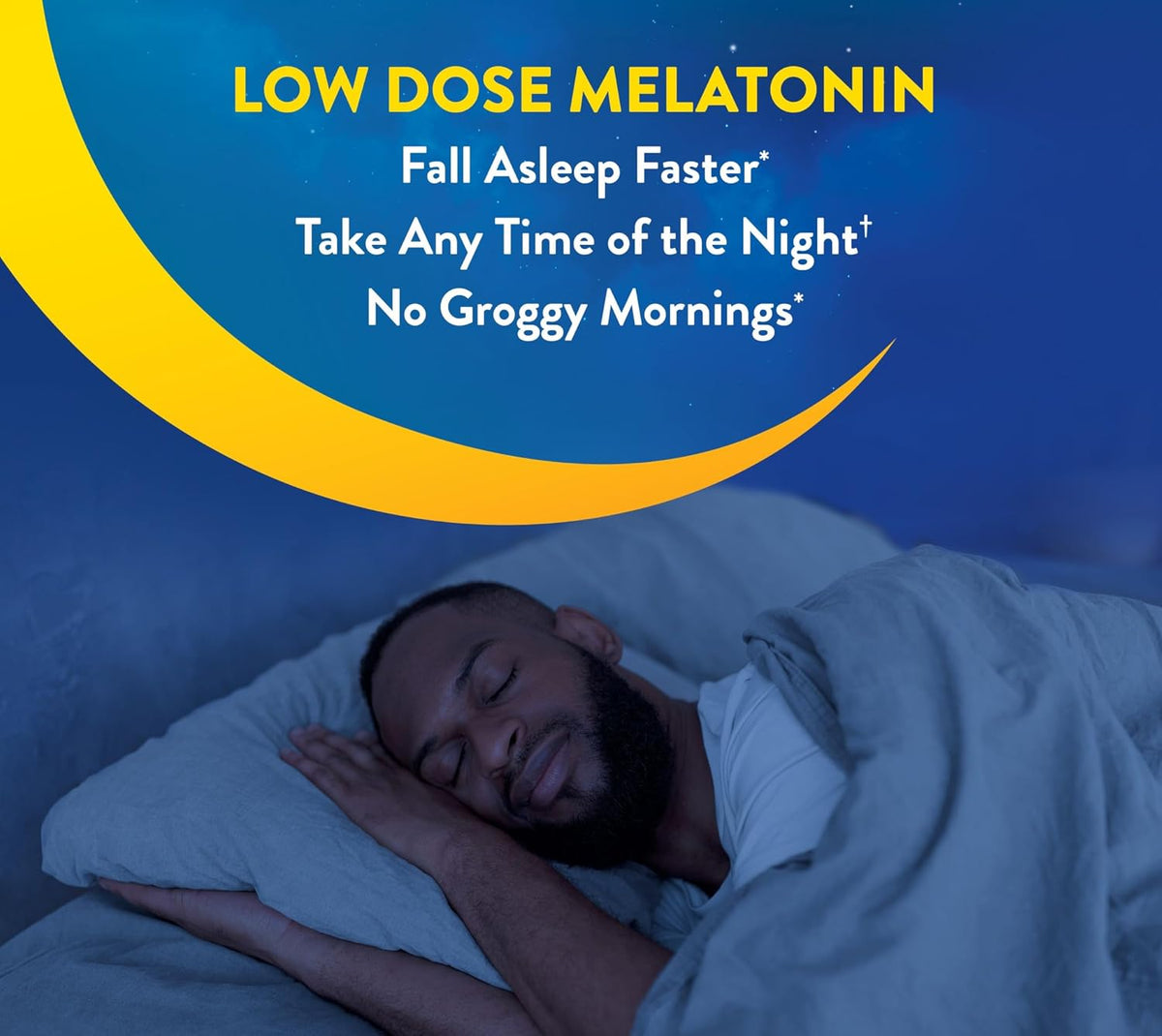 MidNite Back to Sleep Low Dose, 1.5 mg Melatonin Sleep Aid, Non-Habit Forming, Herbal Dietary Supplement for Adults, Drug-Free, Gluten-Free & Lactose-Free, Vegetarian, Vegan, 30 Quick Melt Tablets