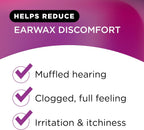 LIPO Earwax Removal Kit, Ear Wax Drops with Bulb Syringe & Plugs