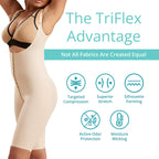 Marena SFBHS Women’s Girdle with High Back, Short-Length - Post-Surgical Shapewear Support