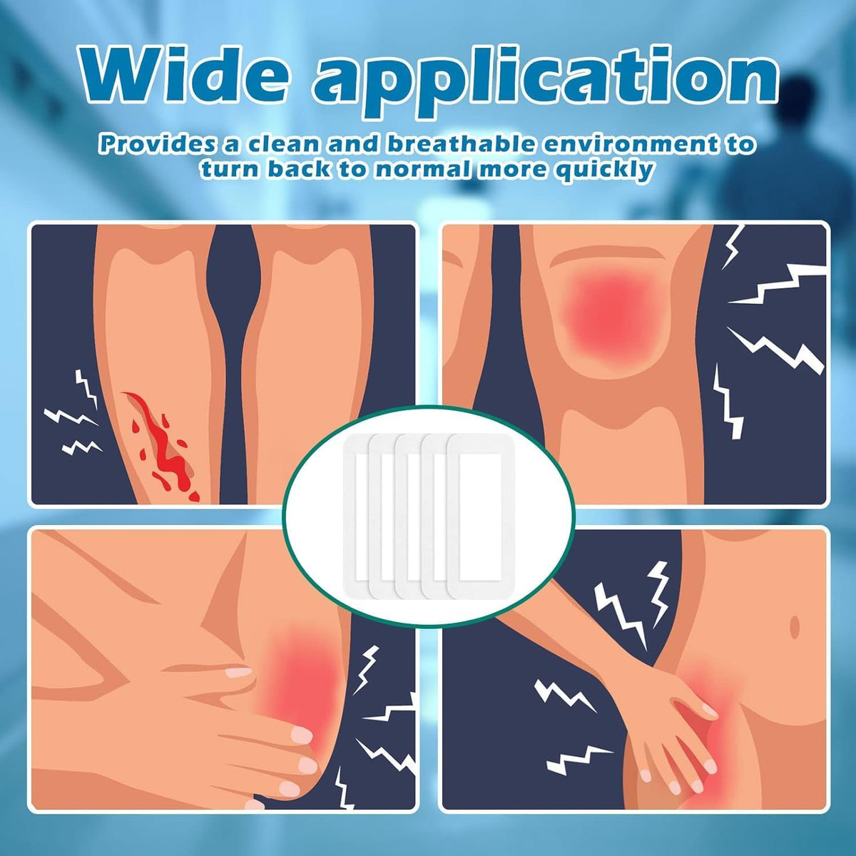 Gauze and Wound Dressings Sterile 15 pieces