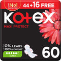 Kotex Sanitary Pads With Wings 60 pads