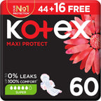 Kotex Sanitary Pads With Wings 60 pads
