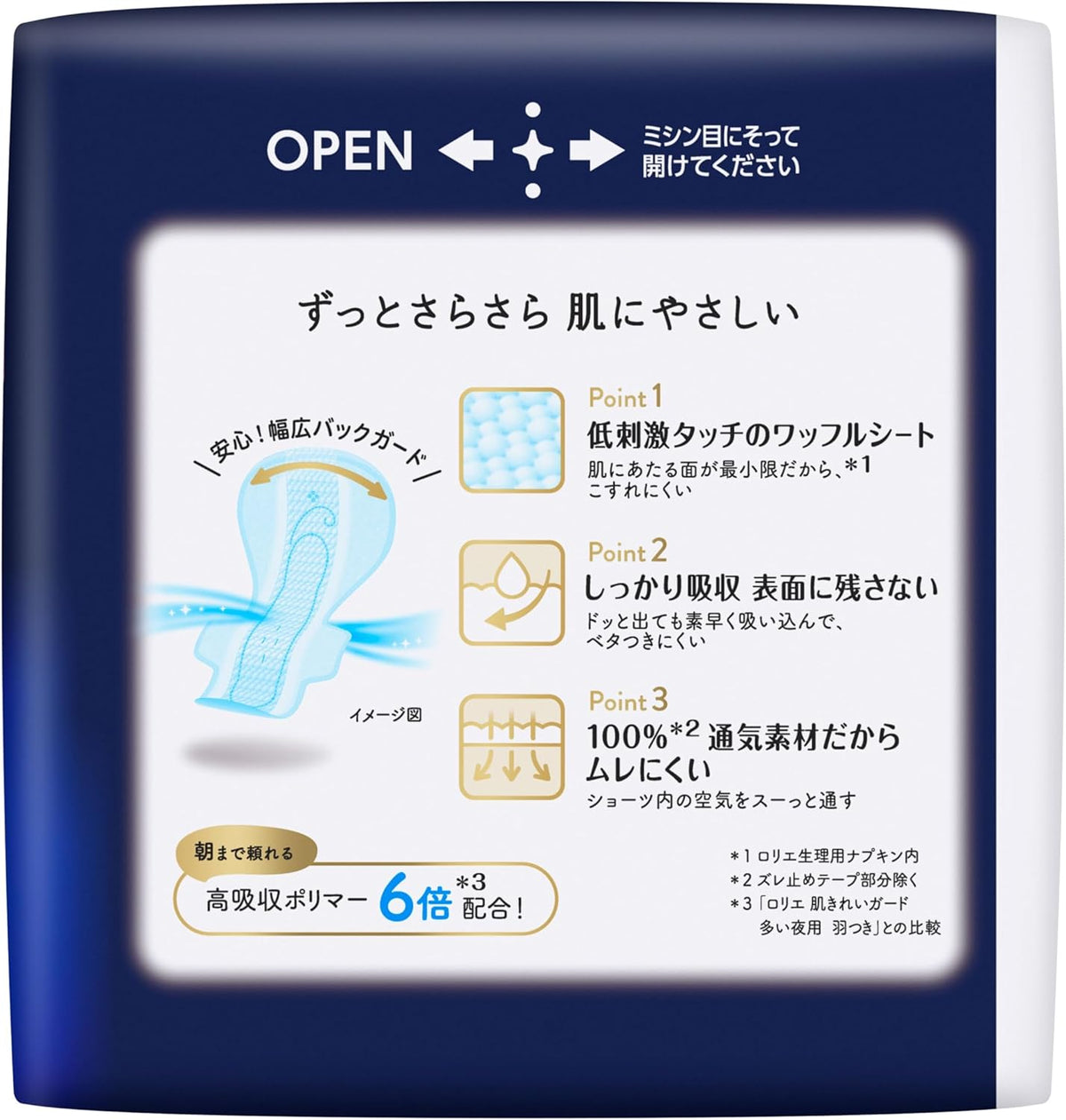 Laurier Sanitary Pads With Wings Overnight 35cm 10 pieces