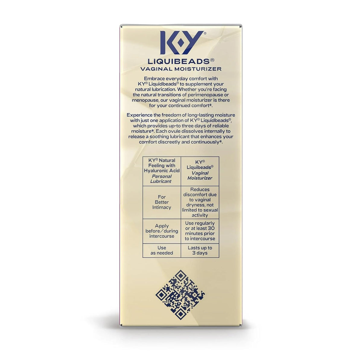ky liquibeads vaginal moisturizer