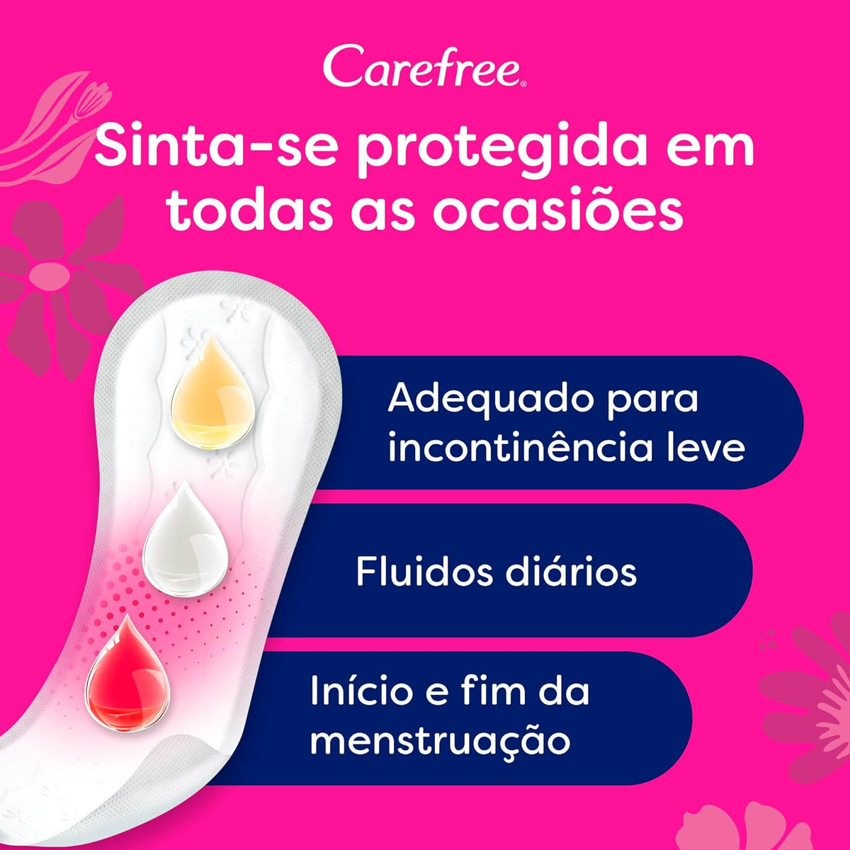CAREFREE Panty Liners 60 pieces