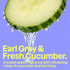 ATTITUDE Foaming Hand Soap, EWG Verified, Plant and Mineral-Based Ingredients, Vegan and Cruelty-free Personal Care Products, Earl Grey & Fresh Cucumber, 10 Fl Oz