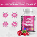 Women's Probiotics with Digestive Enzymes & Prebiotics | 100 Billion CFUs per Serving | Cranberry & D-Mannose for Urinary and pH Balance | 60 Vegetari