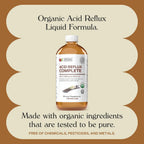 CNP | Acid Reflux Complete 8oz - Heartburn GERD, Amish Aloe Relief Aid | Organic acid reflux complete liquid with aloe, ginger, garlic & vanilla for heartburn, GERD, sour stomach and Amish support