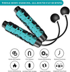 Redify Weighted Cordless Jump Rope for Fitness[Suitable for Different Ages and Levels] Ropeless Jump Rope for Boxing MMA WOD Training, BOD Rope Beachbody MBF,High Speed Rope Skipping for Narrow Space