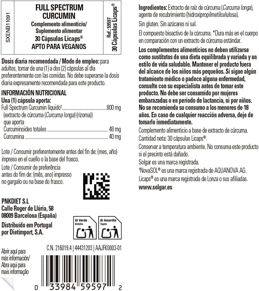 Solgar | Full Spectrum Turmeric | High Absorption and Bioavailability | Joint Support & Mobility | Natural Antioxidant, Digestive Wellness and Defenses | 30 Softgels