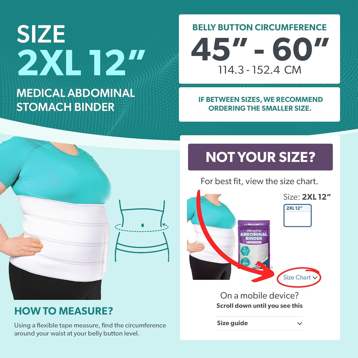 BraceAbility 2XL Support and Compression Garments