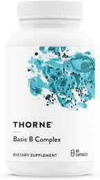 Thorne Basic B Complex, 8 Active B Vitamins & Choline, 60 Capsules