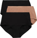 Hanes Women's Comfort, Period. Underwear, Bikini Period Underwear, Super Leaks Period Underwear, 3-pack