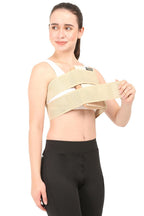 Sternal Corset || UNISEX || Post Surgical Chest Support Brace || Post Bypass and Heart Surgery Recovery || Adjustable Post-Operative Chest Compression Garment || (Medium, Beige)