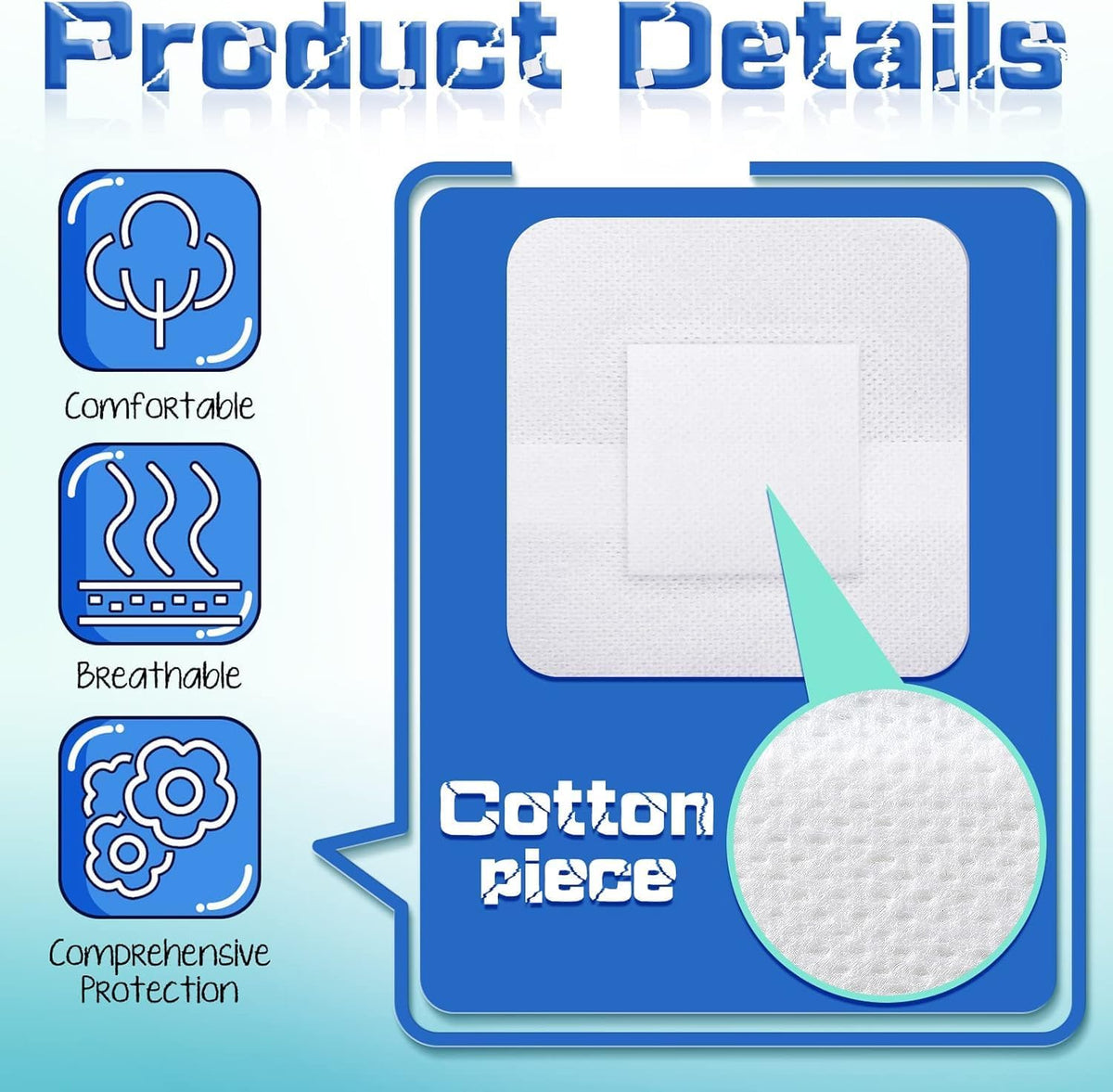 Gauze and Wound Dressings Sterile 50 pieces