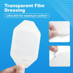 LotFancy Transparent Film Dressing, 2.37"x2.75", Clear Waterproof Bandages