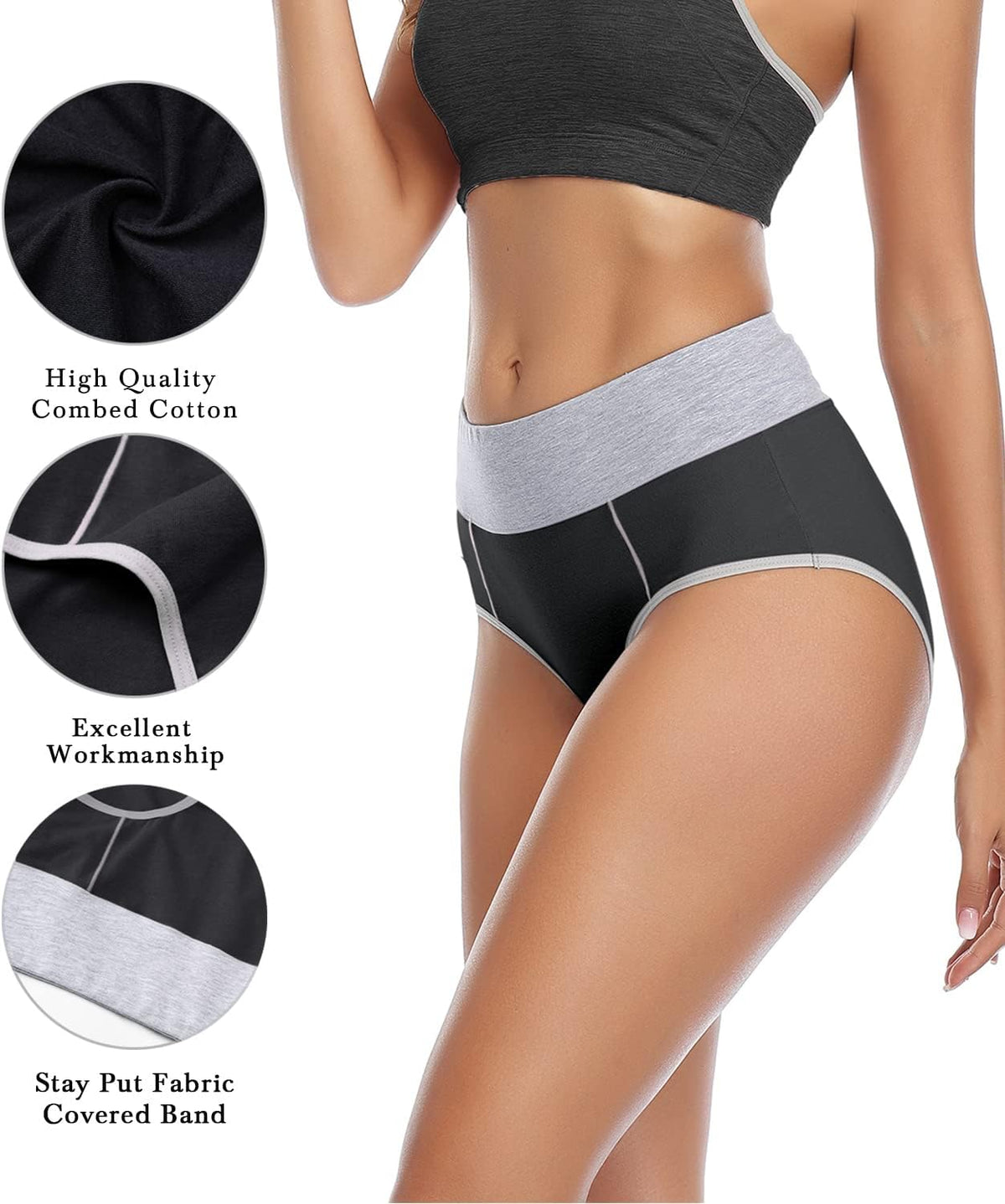 wirarpa Underwear High Waist