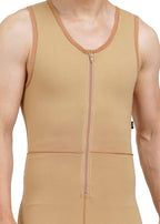 Medical Compression Bodysuit for Men upto Mid-Thigh | SLEEVELESS | HIGH COMPRESSION | Medical Compression Garment | Full Body Shapewear | Post Surgical Support